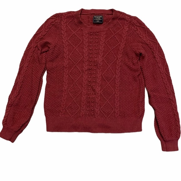 ABERCROMBIE & FITCH Round Neck Long Sleeve Sweater - Picture 1 of 5